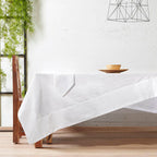 Σετ Τραπεζομάντηλο και 12 Πετσέτες Φαγητού Αιγαίον Leaf 180X365 White